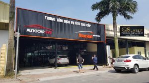biển quảng cáo gara ô tô